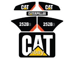 Autocollants pour chat 252B3 Skid Steer Set Kit avec livraison gratuite