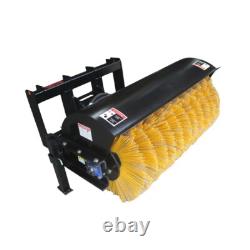 Balayeuse à balai hydraulique à angle de 44 pouces pour mini-chargeuse compacte