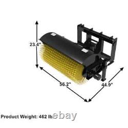Balayeuse à balai hydraulique à angle de 44 pouces pour mini-chargeuse compacte