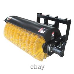 Balayeuse à balai hydraulique à angle de 44 pouces pour mini-chargeuse compacte