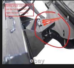 Balayeuse à balai hydraulique à angle de 44 pouces pour mini-chargeuse compacte