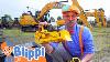Blippi Apprend À Propos De Diggers Construction Vehicles For Kids Vidéos Éducatives Pour Les Tout-petits