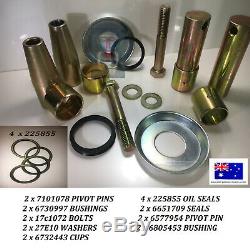 Bobcat Bobtach Pivot Pin Kit Joint Bush 773 S150 S160 S175 S185 S205 T180 T190