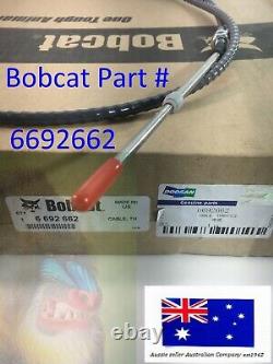 Bobcat Oem Câble D'accélérateur Véritable 6692662 S160 S185 S205 T180 T190 Accélérateur