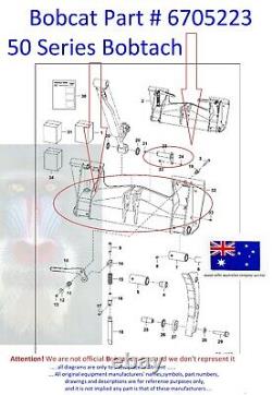 Bobcat Pivot Pin Bush Kit 6732012 6589665 6705223 743 751 753 763 773 7753