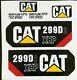 Caterpillar 299d2 Xhp Et 299d Xhp Kit Cat Steer Autocollants