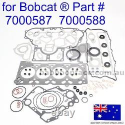 Convient Bobcat Kubota V2607t Kit De Joints De Moteur Complet S570 S590 T550 T590 5600 5610