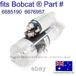 Convient Bobcat Starter Motor 6685190 6676957 Kubota Doosan T750 T770 T870 5600 5610