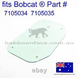 Convient Bobcat Toit De La Fenêtre De La Cabine Supérieure 7105034 A300 S100 S130 S150 S160 S175 S185 S205