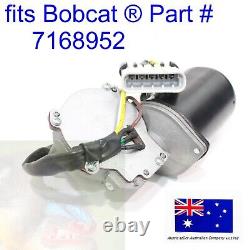 Convient Bobcat Wiper Motor Porte En Verre Cabine Avant 7168952 T650 T740 T750 T770 T870