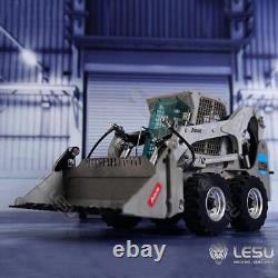 En stock 1/14 LESU Aoue-LT5H chargeuse à roues Skid-Steer RC hydraulique avec lumières et sons