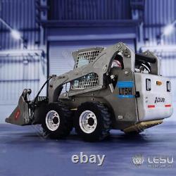 En stock 1/14 LESU Aoue-LT5H chargeuse à roues Skid-Steer RC hydraulique avec lumières et sons