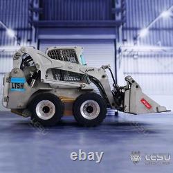 En stock 1/14 LESU Aoue-LT5H chargeuse à roues Skid-Steer RC hydraulique avec lumières et sons