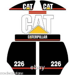 Ensemble d'autocollants pour les décalcomanies CAT 216 226 236 242 246 247 252 257 267 pour chargeuse compacte