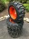 Ensemble De 4-23x8.50-12 Galaxy Xd2010 Pneus/jantes De Chargeuse Sur Chenilles Pour Bobcat S70 Et Plus.