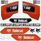 Ensemble De Décalcomanies Adapté Pour Bobcat T66 Track Skid Steer Stage 5 Loader Autocollant Wrap 7yr Vinyle