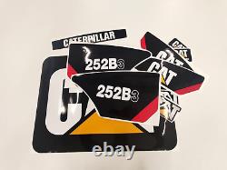 Ensemble de décalcomanies de remplacement pour Skid Steer Caterpillar CAT 252B3