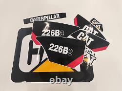 Ensemble de décalques de remplacement pour Caterpillar CAT 226B3 Skid Steer
