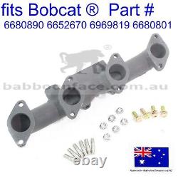 Fit Bobcat Exhaust Manifold Head Turbo Studs Flanged Nuts Bolts T2250 V417 A300