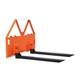 Fourches De Palette Pour Chargeuse Compacte 46, Capacité De 3200 Lbs, Accessoire De Fourches Pour Chargeuse Compacte