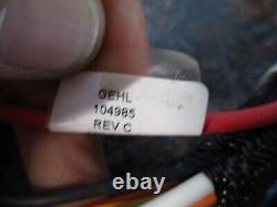 Gehl 104985 Faisceau de câblage pour mini-chargeuse Neuf avec expédition gratuite