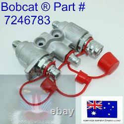 Hydraulic Block Quick Coupler Face Plate Pour Bobcat 863 S130 S150 S160 S175 S185