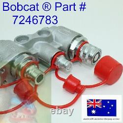 Hydraulic Block Quick Coupler Face Plate Pour Bobcat 863 S130 S150 S160 S175 S185