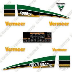 Kit De Décalcomanie Vermeer S600tx (s600 Tx) Mini Skid Steer 7 Ans Vinyl