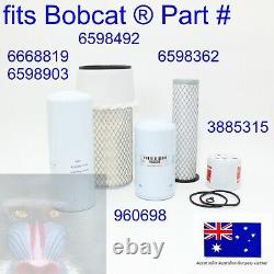 Kit De Filtres Pour Bobcat 6598362 6598492 960698 3885315 6668819 6598903 843 2000