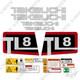 Kit D'autocollants Fits Takeuchi Tl8 Pour Chargeuse Sur Pneus (vinyle 3m !)