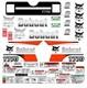 Kit D&rsquo;autocollants Compatible Avec La Chargeuse Compacte Sur Chenilles Bobcat T770 M-2 + Autocollants De S&eacute;curit&eacute; Et Diesel Usa