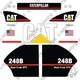 Kit D'autocollants Pour Caterpillar 248b Skid Steer 7 Ans En ExtÉrieur Vinyle 3m