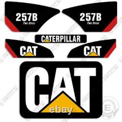Kit d'autocollants pour Caterpillar 257B Skid Steer 7 ANS EXTÉRIEUR VINYLE 3M