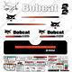 Kit D'autocollants Pour Chargeur Sur Chenilles Compact Bobcat S450 (rayure Droite)
