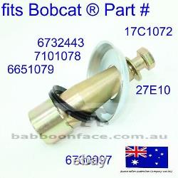 Kit de bague de pivotement Bobtach s'adapte à Bobcat 7101078 6730997 S185 S205 S450 T110 T140