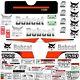 Kit De Décalcomanies Compatible Avec Le Bobcat T590 Skid Steer T 590 Chargeur Autocollant Wrap Vinyle 7 Ans