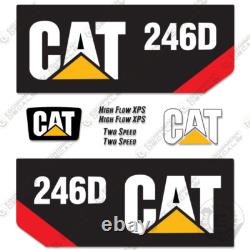 Kit de décalcomanies pour Caterpillar 246D Skid Steer 7 ANS EXTÉRIEUR VINYLE 3M