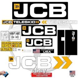 Kit de décalcomanies pour JCB 3TS 8T, autocollants pour chargeuse compacte, livraison gratuite