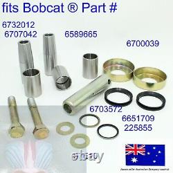 Kit de douilles de goupille de pivot convient à Bobcat 6732012 6589665 6703572 530 533 540 542B 543 553