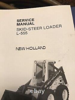 Manuel de service Ford New Holland Skid Steer L-781 783 785 L-555 553