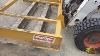 New Skid Steer Box Grader Walk Around Domor Ssma 84 Dura Grader