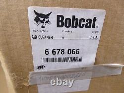 Nouveau boîtier de filtre à air authentique Bobcat pour chargeuse compacte avec filtre 6678066