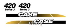 Nouveau kit de stickers / autocollants de remplacement pour Case 420 Skid Steer