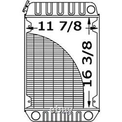 Nouveau radiateur compatible avec John Deere 3375 Skid Steer 375 Skid Steer AM103228
