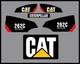 Nouveaux Autocollants Pour Caterpillar 262c High Flow Xps Skid Steer Kit Set Cat De Rechange