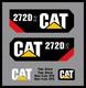 Nouveaux Autocollants Pour Caterpillar 272d2 272d 2 Skid Steer - Kit D'autocollants Pour Chargeur Sur Chenilles Cat