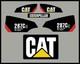 Nouveaux Autocollants Pour Caterpillar 287c2 287c 2 &agrave; D&eacute;bit &eacute;lev&eacute; Xps Pour Chargeuse Sur Pneus / Ensemble D'autocollants