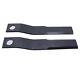 Pack De 2 Lames Pour Agrotk Skid Steer Brush Cutter Cutting Blade Agt-rc72 Exrc5