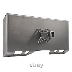 Plaque d'attache rapide pour montage de chargeuse compacte VEVOR 1/4 pouce