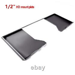 Plaque de montage d'attache rapide 1/4 3/8 HD 1/2 1/2 HD pour chargeuse sur chenilles